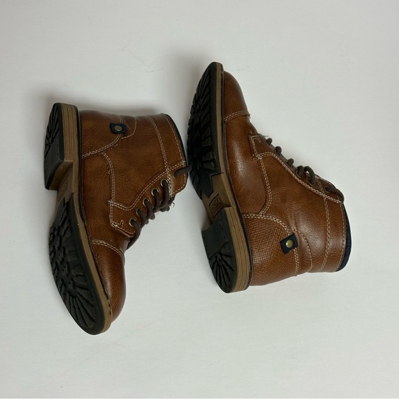 Sonoma Brown Ankle Boots Size Boy 13M Cognac - Picture 11 of 13